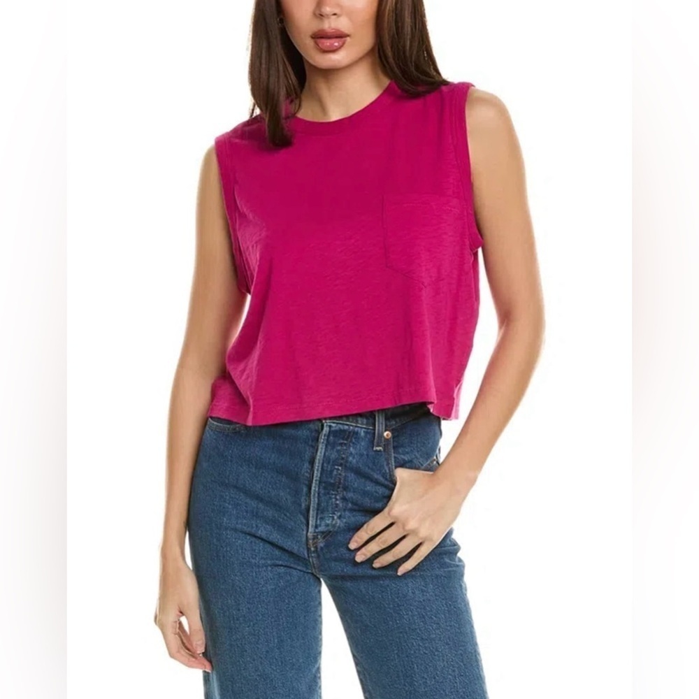 RAG & BONE
Mini Slub Pocket Tank In
Pink size L